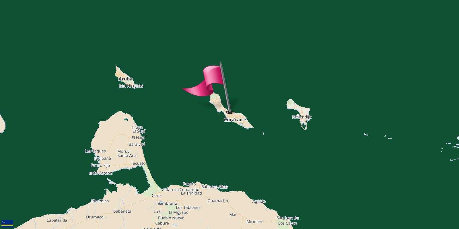 Curaçao map