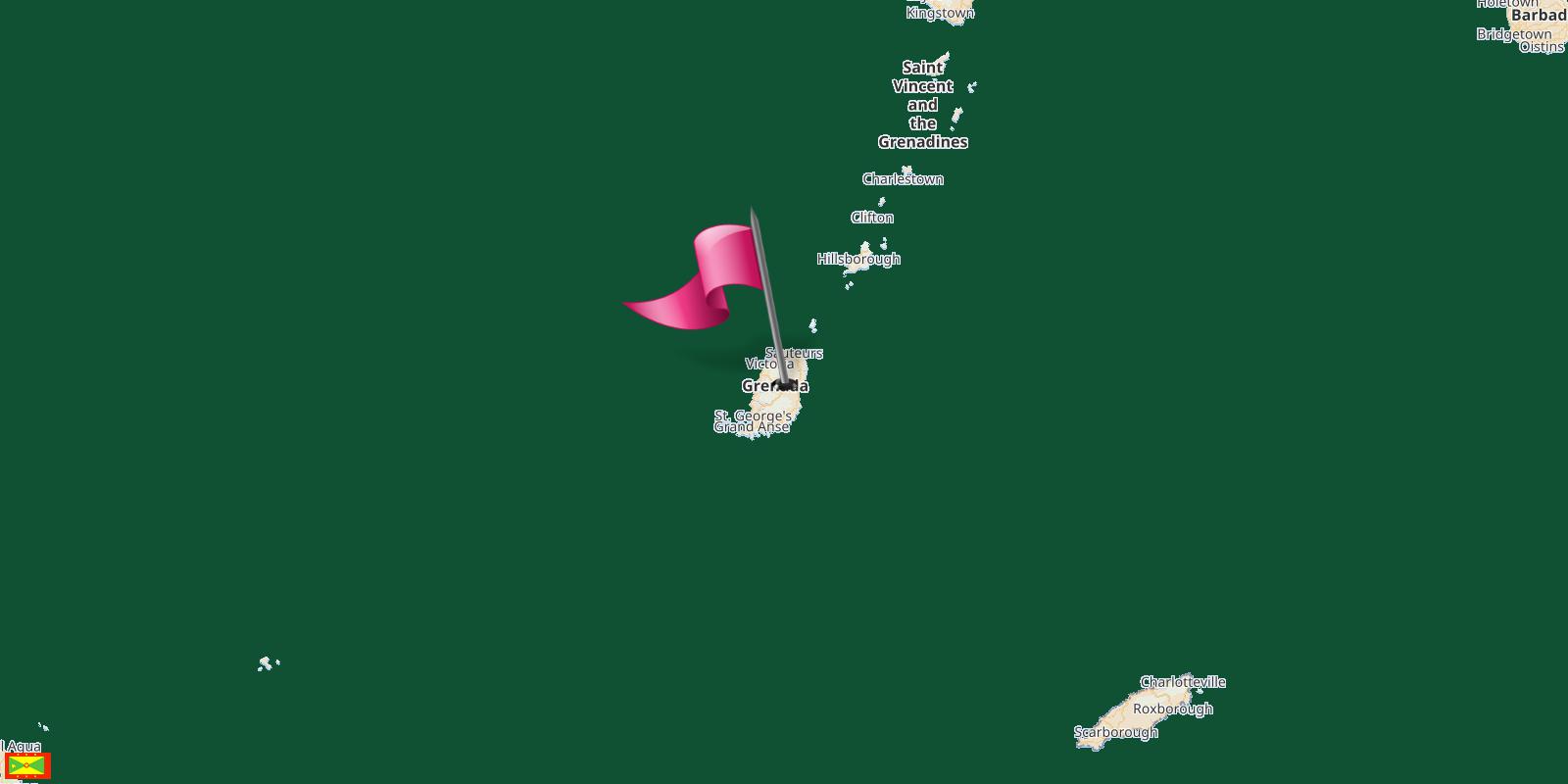 Grenada map