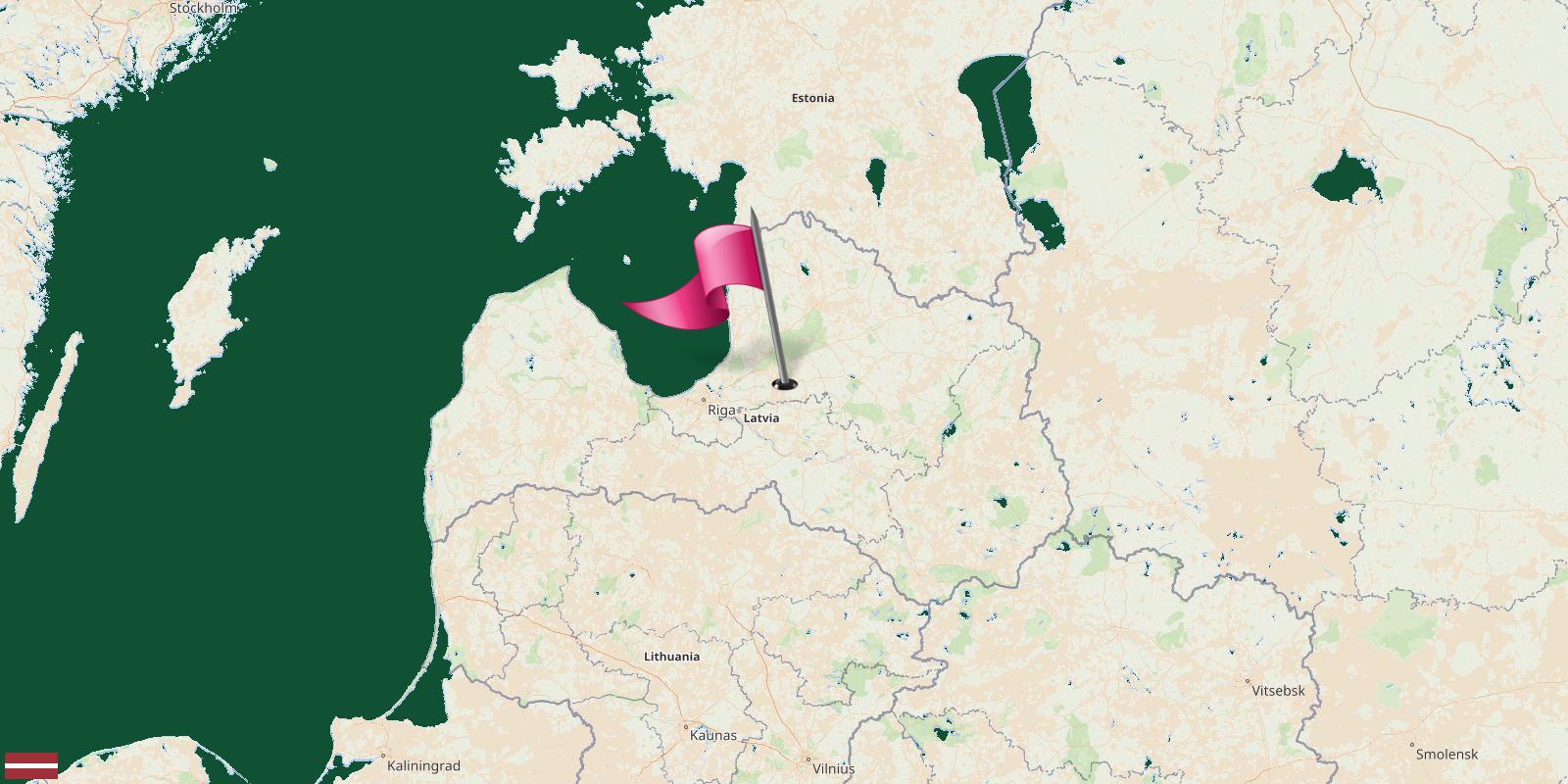 Latvia map