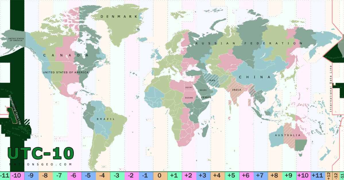 UTC 10 Time Zone